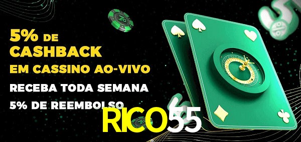 Promoções do cassino ao Vivo RICO55